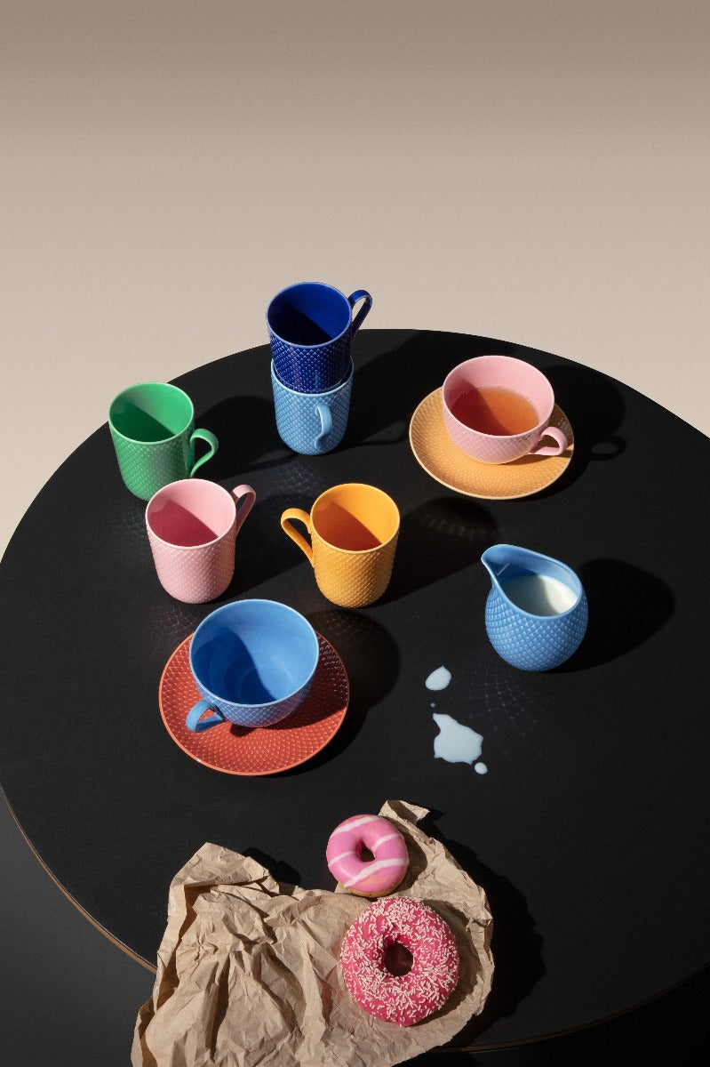 Rhombe Color kop, rosa - H:10,5